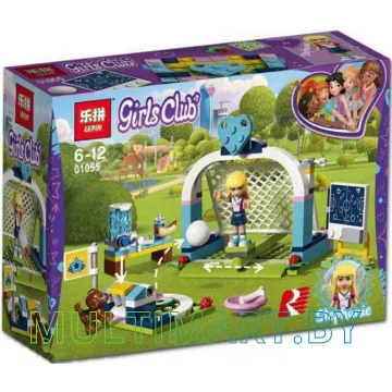 Конструктор Lepin 01055 Футбольная тренировка Стефани (133 детали)